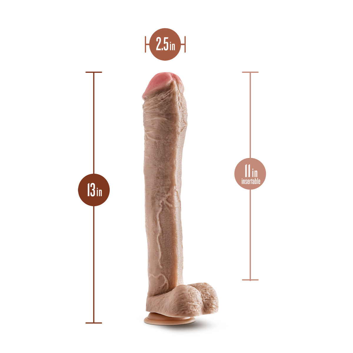 Dildo Realistico Blush Dr Skin PVC Ø 5 cm